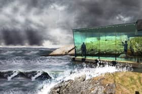 An artist's impression of part of the plans for the Fort Dunree Upgrade Project.