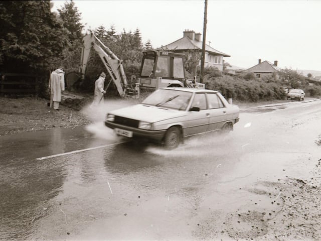 Flooding at Bridgend, Inch and Buncrana areas.
