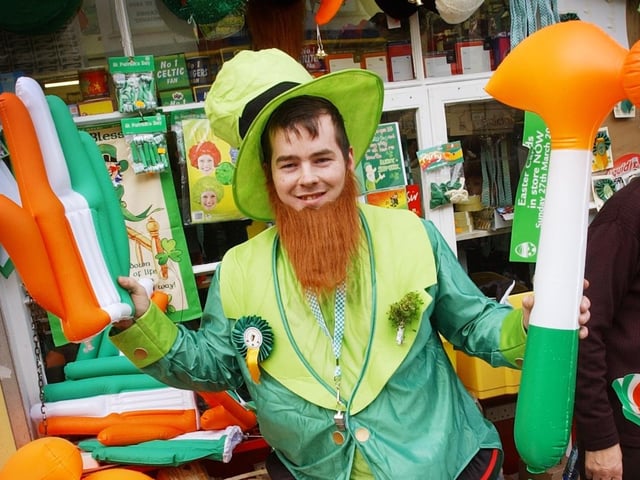 Pictured are people enjoying the St Patrick's Day celebrations in Derry 20 years ago on March 17, 2005.