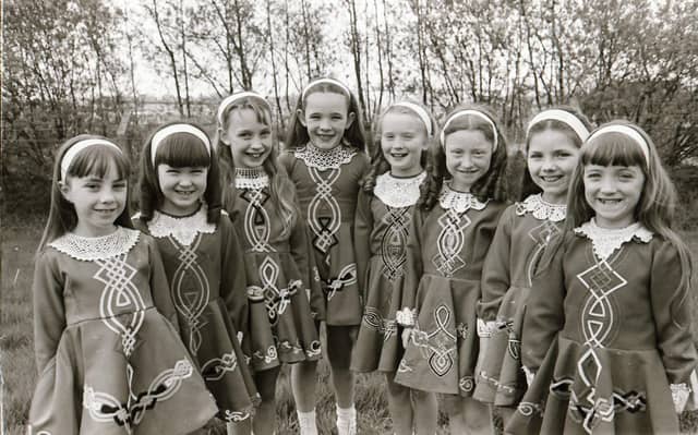Winners and participants at Feis Dhoire Cholmcille back in 1984.