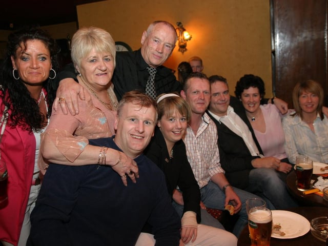 Party celebrations back in April 2004.