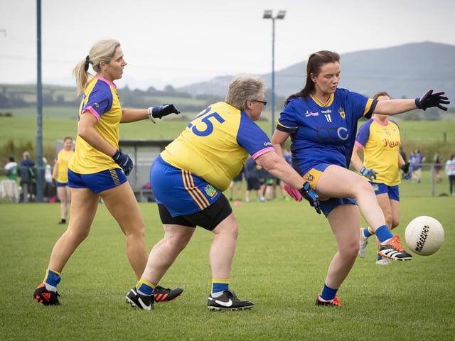 Action from the Burt v Steelstown game on Saturday. (Photos: Jim McCafferty Photography)