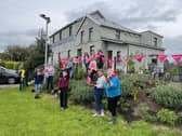 Culmore Hub Gardening Group celebrating Lottery funding