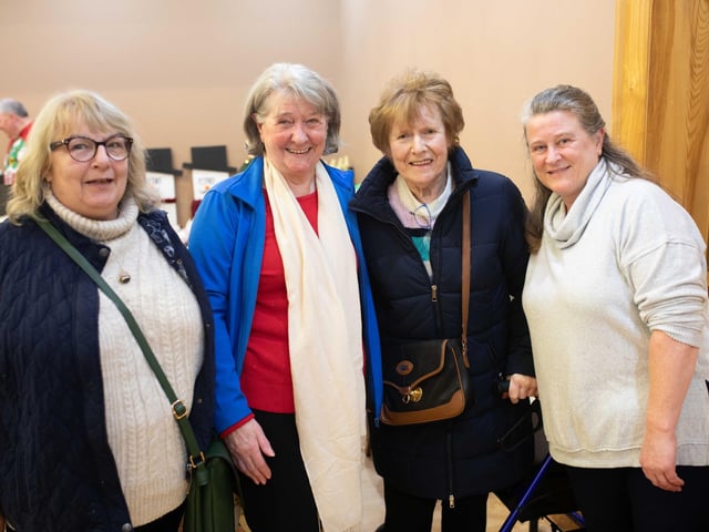 Visitors to the Christmas Craft Fair.