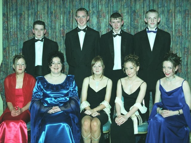 Young attendees at the Clondermot High School school formal back in 2000.