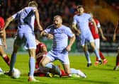 Derry City defender Mark Connolly has claims for a penalty turned down during Monday night’s draw at Sligo Rovers.