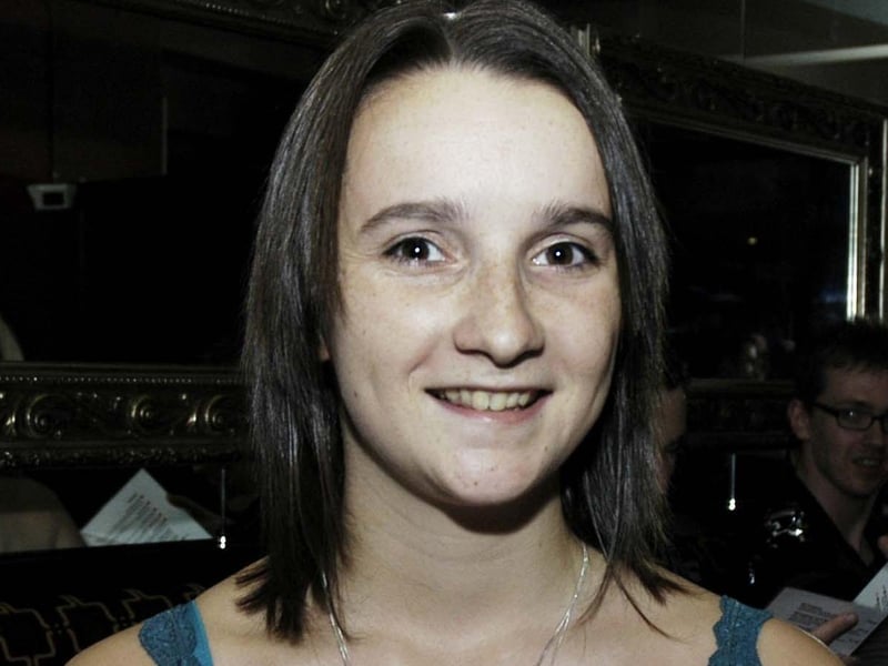 Angela Tester pictured celebrating her 20th birthday. : .
