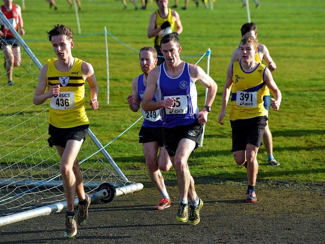 Foyle Valley’s Paul McIntyre (249) and Johnny Canning (35). Photo: George Sweeney. DER2301GS – 30