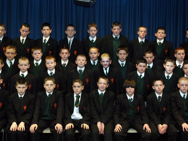 Derry and Donegal secondary school pupils in October 2003