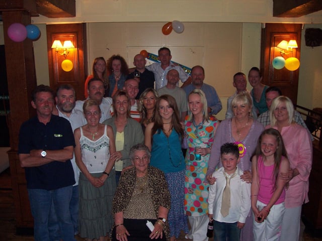 Siobhan Collins' 50th birthday.