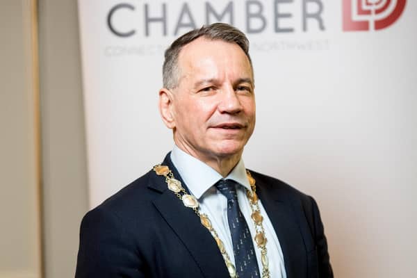 Chamber President Steven Lindsay.