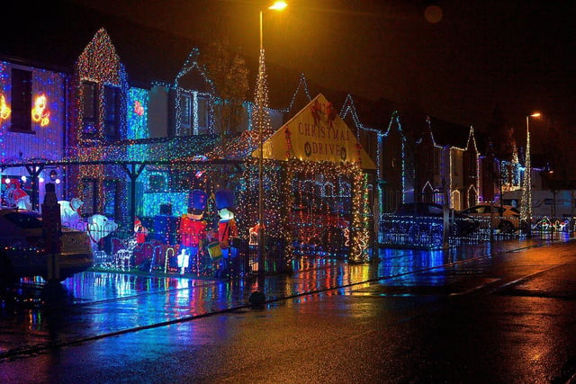 Colourful Christmas Drive aka Racecourse Drive. Photo: George Sweeney.  DER2244GS – 042