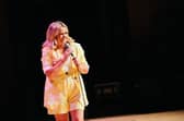 Serena Terry on stage during her 'Socially Needier' tour.
