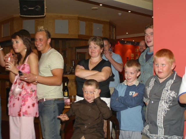 Parties and celebrations in July 2004: Davy King.