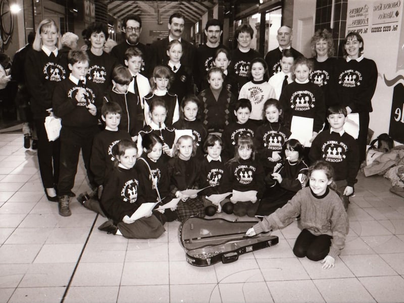 St John Ambulance busking back in 1995.