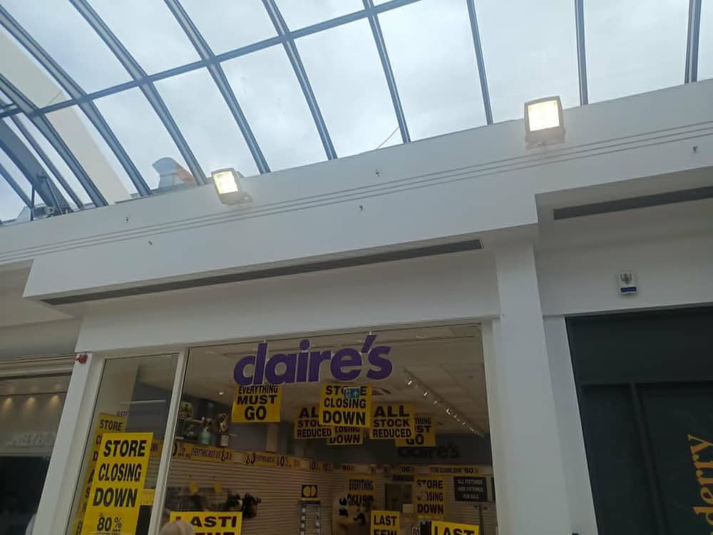 Claire's Accessories before it closed in Foyleside.