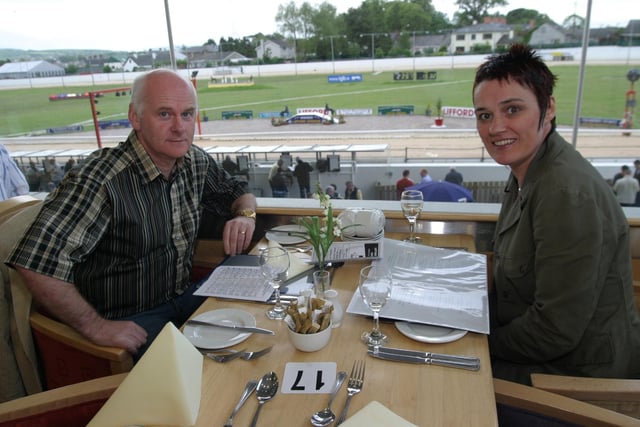 A day at the races, back in 2004.