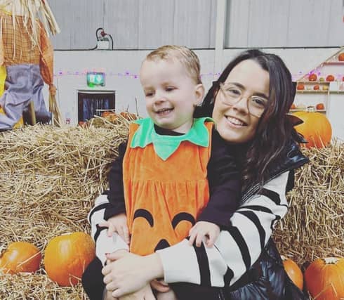 All smiles at the Illies Pumpkin Patch.