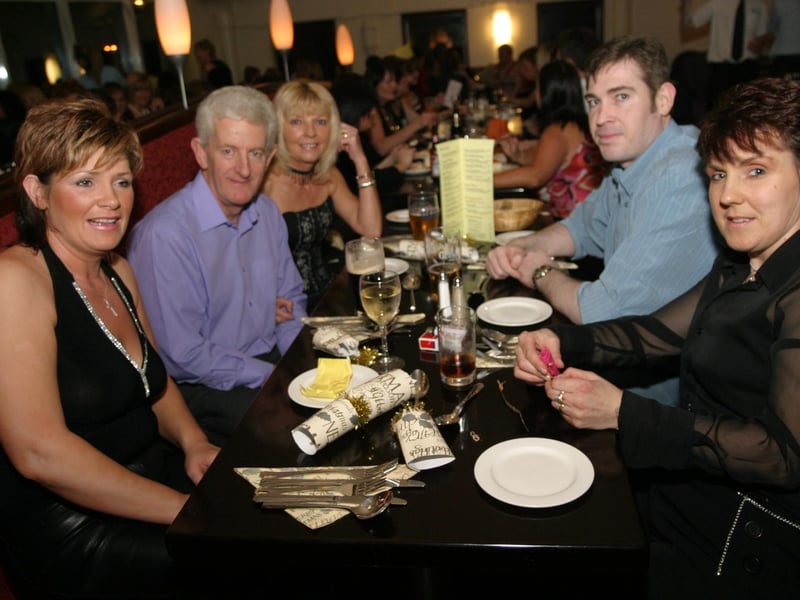 Christmas parties in Derry in December 2003.