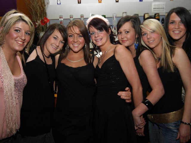 Smiles all round from Charlene, Kathy, Etain, Ciara, birthday girl Suzanne, Anita and Jen 0037/JML : .