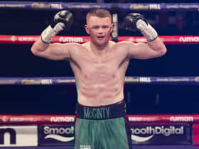 Unbeaten St Johnston middleweight Brett McGinty won his six rounder in Dublin on points.