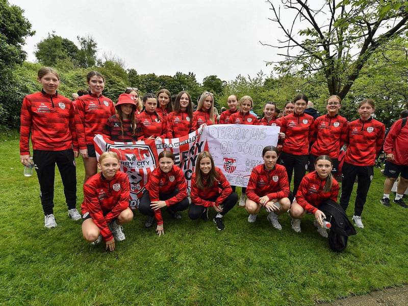 Derry City Ladies.  Photo: George Sweeney
