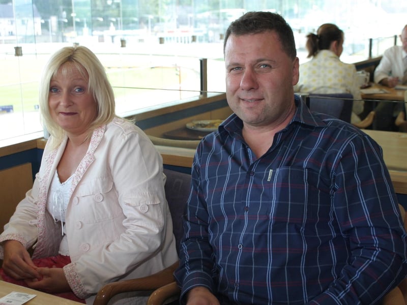 A night out at the Lifford dog track in July 2004.