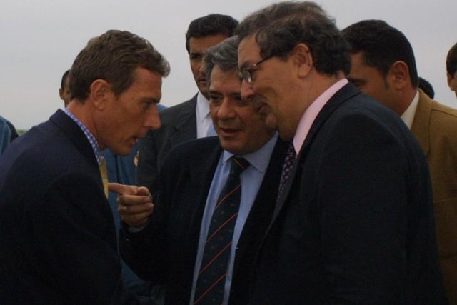 John Hume is introduced to Emilio 'The Vulture' Butragueño