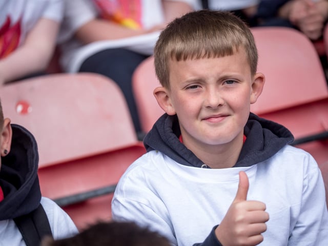 The annual Fan the Flame mass was celebrated recently in Celtic Park for pupils who recently made their confirmation.