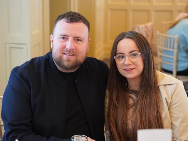 Féile’s ‘Lunch with a Laugh’ at the Bishop’s Gate Hotel was a huge success with Belfast comic Paddy ‘The Dagger’ McDonnell, leaving everyone in stitches.