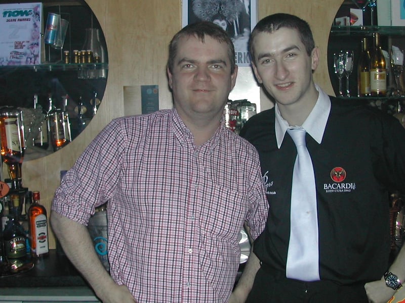 A night out at Pepes back in February 2003.
