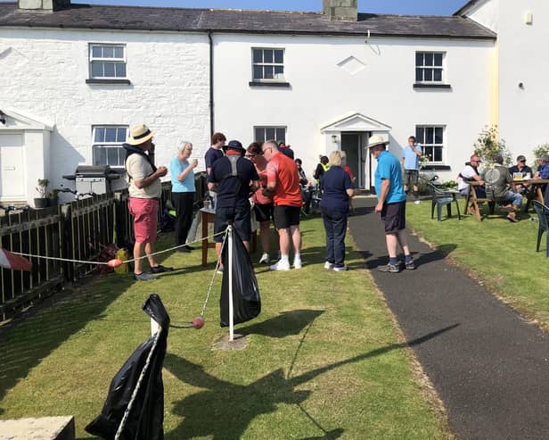 Participants at the event in Greencastle.