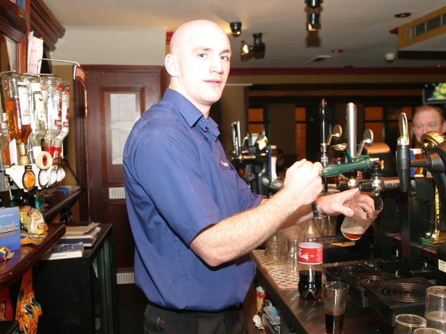 Enjoying a pint in Derry bars 20 years ago in 2003