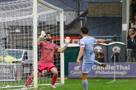 Derry City new signing Tadhg Ryan is beaten by Matty Smith during last season's win for the Brandywell men at Bohemians.