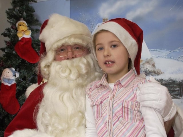 Santa at Foyleside in 2005.