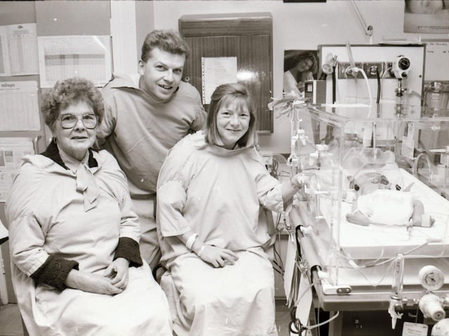 Welcome to the world in 1996... New Year's babies at Altnagelvin Hospital.