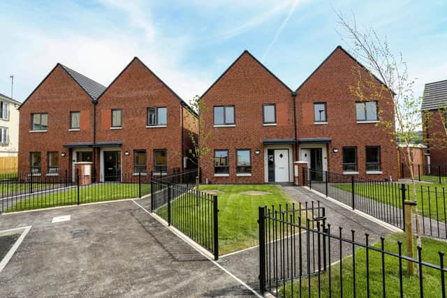 The housing development on the Foyle Road has been completed