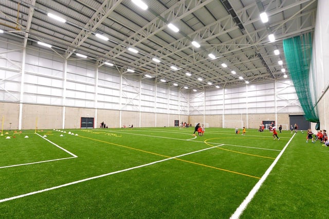 The 3G pitch at Sean Dolans GAC’s new state-of-the-art indoor arena.   Photo: George Sweeney. DER2305GS – 91