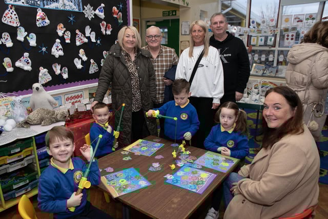 Celebrating Grandparents To School Day at Holy Child Primary School last week.