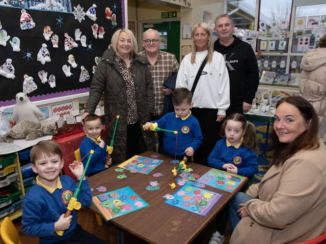 Celebrating Grandparents To School Day at Holy Child Primary School last week.