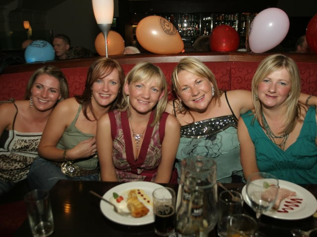 Anna McLaughlin's birthday with friends.