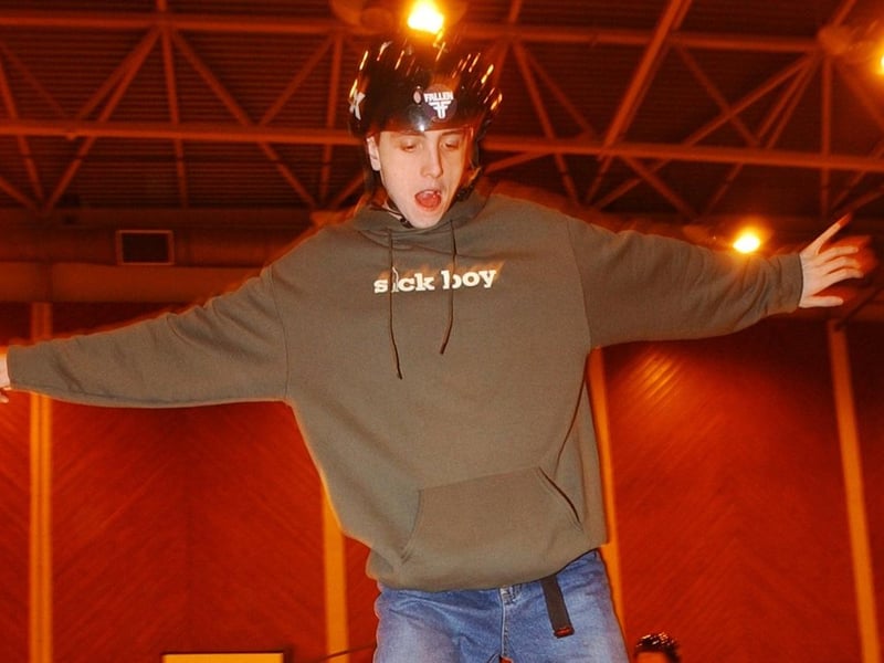 Skateboarders in Derry back in 2004.
