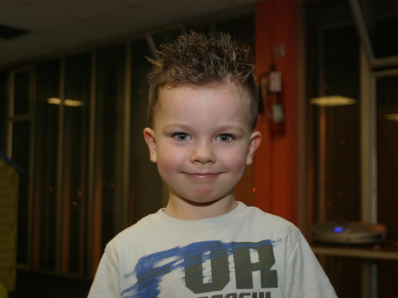 Celebrations back in 2004: Cian Kennedy.