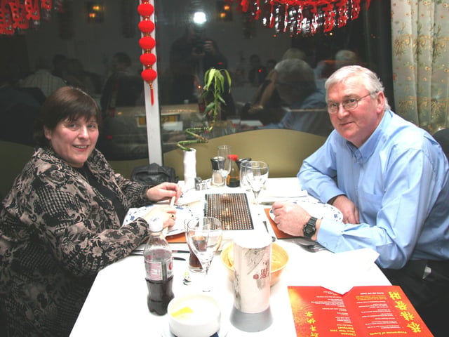 Angela Canning, Patsy Canning bring in their Chinese new year at the Mandarin Palace 0020JML