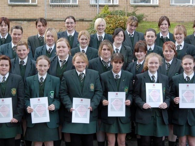 Derry and Donegal secondary school pupils in October 2003