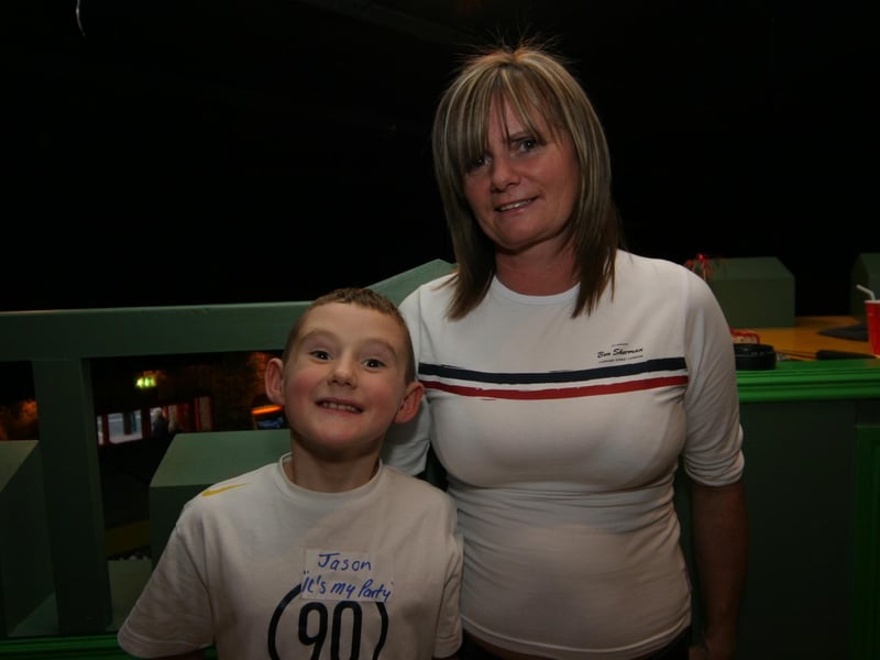 Jason Wylie celebrating his birthday with friends and family.