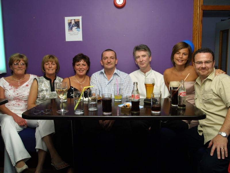 Pictures of birthdays, fundraisers and pub outings in July 2003