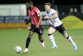 Striker James Akintunde looks set to leave Derry City.