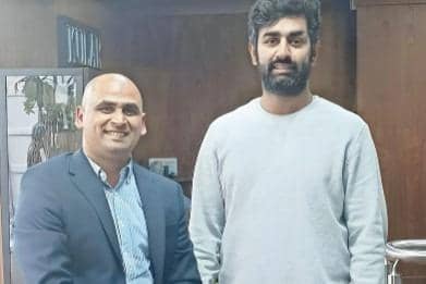 Steve Lazars, founder and director of EMEEN and the Ethnic Minority Business Network, with Mani Kular.