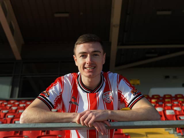 Ruaidhri Higgins has backed Daniel Kelly to hit form for Derry City. Photo: George Sweeney